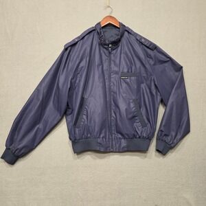 Vintage Members Only Mens Blue Long Sleeve Zippered‎ Jacket Size 42